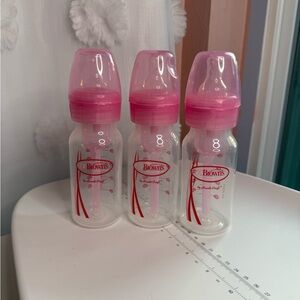 Dr. Brown's Pink Baby Bottles